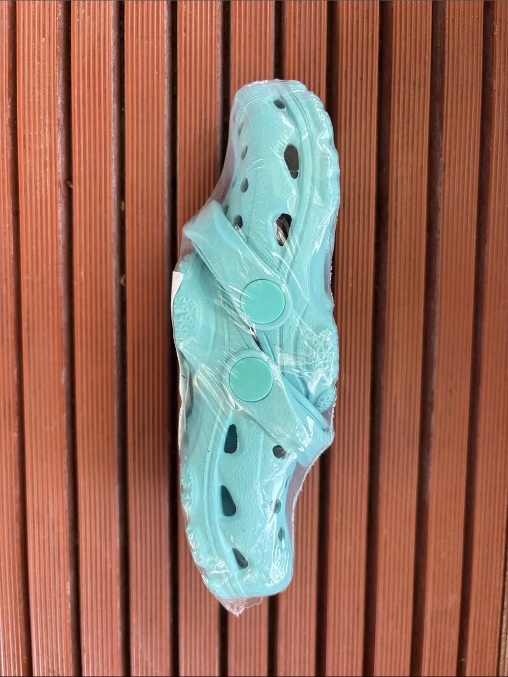 Aqua Slip-On Clog Sandals
